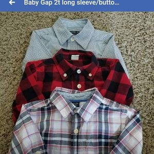 Baby Gap 2t button up bu dle